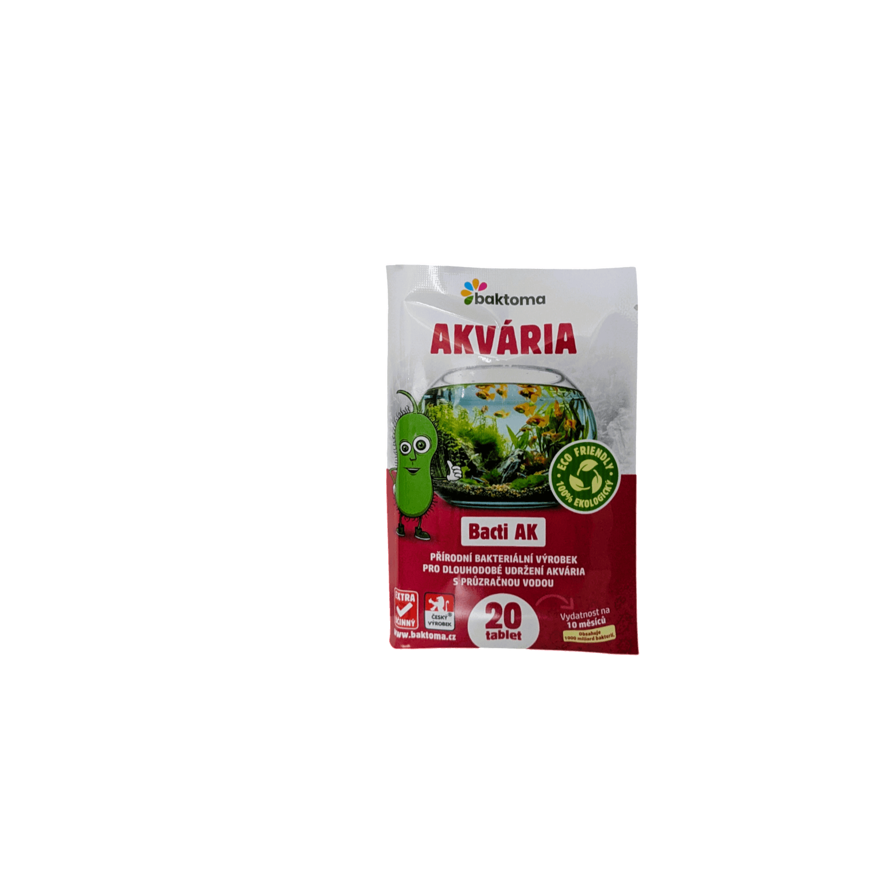 Bacti AK TABLETY - Bakterie do akvária - 20 tablet