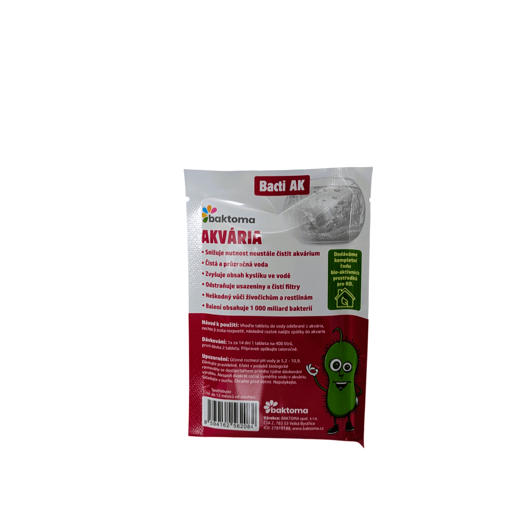 Bacti AK TABLETY - Bakterie do akvária - 20 tablet - Obrázek 2